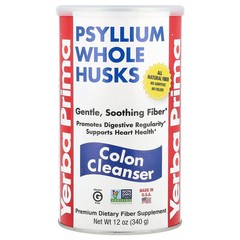 2 X Yerba Prima, Psyllium Whole Husks, Colon Cleanser, 12 oz (340 g)