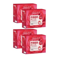 4 Boxes Itcha Fiber Plus Detox Drink Rose Lychee Natural Extracts Weight Managem