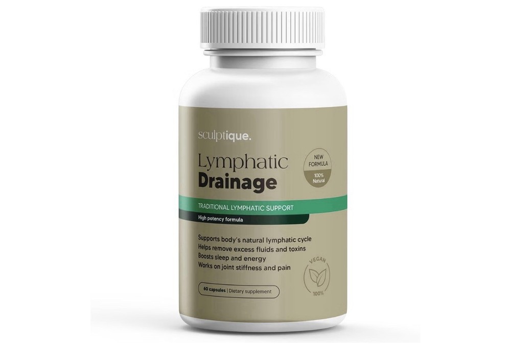 Sculptique Lymphatic Drainage Supplement 60 Capsules Exp 01/2028 New Sealed