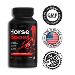 (1 Pack) Horse Boost Pills Male Health Support Formula HorseBoost 60 Capsules