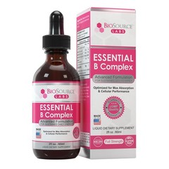 Biosource Labs Essential B Complex – Daily Vegan Vitamin B-Complex Sublingual