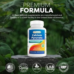 Best Naturals Calcium Pyruvate Powder 8 OZ (8 OZ (Pack of 1))