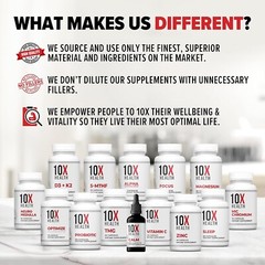 3pk 10X Health Optimize Ship Multivitamin 90 Caps Free Methylated 2026