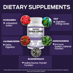 Thyroid Support – Promotes Thyroid Health and Metabolism – Contains Iodine,Zinc