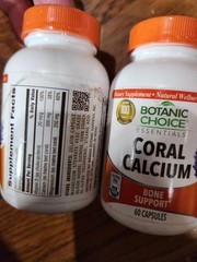 LOT OF 2 X Botanic Choice Coral Calcium BONE SUPPORT – 60 CAPS