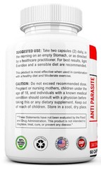 Parasite Killer – ANTIPARASITE COMPLEX – Natural Gut Health Support- 3 Bottle
