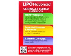 4 Pack Lipo Flavonoid Plus Ear Health Caplets For Ear Ringing 100 Count Each