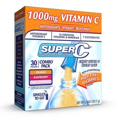 Hydrating Powder Drink Mix Pack: Orange, Raspberry & Pink Lemonade – 30 Sticks