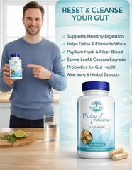 Raiz DE 15-Day Digestive Detox Gut Cleanse 2 PACK Natural Gentle Support 5 &7/27