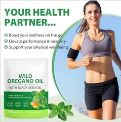 Resilia Oil Of Oregano With Black Seed Oil 6,000MG