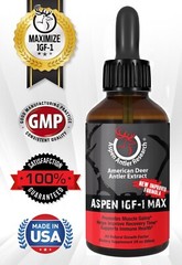 Deer Antler Velvet Extract Spray -IGF-1 | 200mgs, One Bottle 43X Concentration!