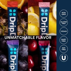 Electrolyte Drink Mix Packets – Variety of Grape, Fruit Punch, Lemonade, Cherry