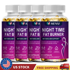 Night Time Fat Burner Capsules Weight Loss Appetite Suppressant For Men & Women