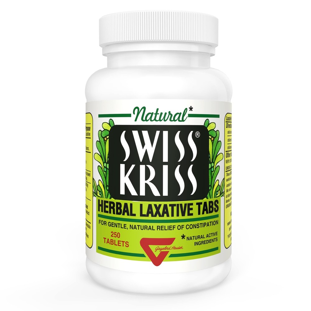Swiss Kriss Herbal Laxative Tablets, Gentle & Natural Laxatives for Constipat…