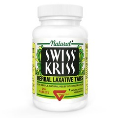 Swiss Kriss Herbal Laxative Tablets, Gentle & Natural Laxatives for Constipat…