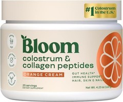 Bloom Nutrition Bovine Colostrum Powder VTM B-12 for Gut Health, Immune Support