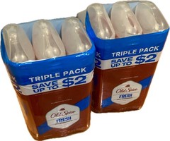 6 x Old Spice Aluminum Free Deodorant For Men, High 3.4 Ounce 2 (Packs of 3)