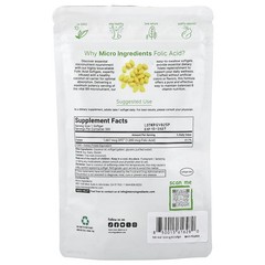 Folic Acid, 1,000 mcg, 500 Softgels