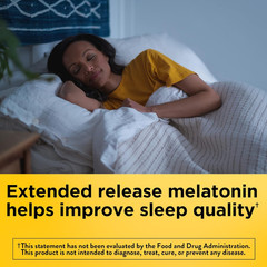 Melatonin 4Mg Extended Release Tablets, Sleep Supplements for Adults, 100% Drug
