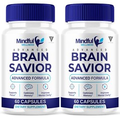 (2 Pack) Mindfull Wellness Brain Savior Mindful Wellness Pills (120 Capsules)