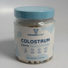 Wondercow Colostrum 120 Capsules New Sealed 07/2027 Restore & Revitalize