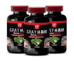Zinc Enriched Hair Health: GRAY HAIR REVERSE Complex – Combat Premature Graying