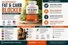 1 Fat and Carb Blocker Appetite Suppressant Burn Low Keto Weight Loss Complex
