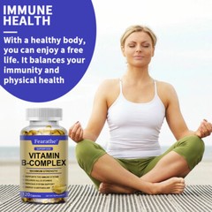 Vitamin B Complex Capsules – Immune System Boost, Nervous System Support