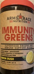 Arms☆Race IMMUNITY GREENS 9oz Size ( 30 Serving ) Lemon Rush 🍋 BEST BY 05/26