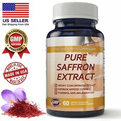 Max Strength Saffron Ext Hunger Diet Control Weight Loss Pills-60ct: exp 7/2028
