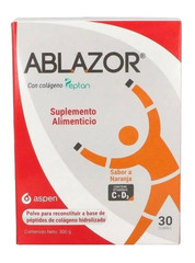 Ablazor Collagen Peptan, 30 Sachets | Hydrolyzed Collagen Powder, Gluten Free