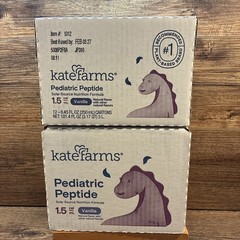 Kate Farms Pediatric Peptide 1.5 Cal Vanilla 8.45 Oz case 24 Bottles Exp- Diff
