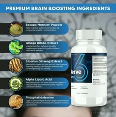 ProNerve 6 Nerve Health Supplement to Support Nerve Functions & Relief 60ct