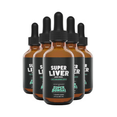 (5-Pack) Super Liver Liquid Drops – Daily Dietary Supplement – 2 fl oz (60 mL)