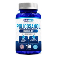 Policosanol 25mg – 180 Capsules We Like Vitamins