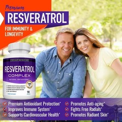 Resveratrol Supplement 1800mg Natural Antioxidant