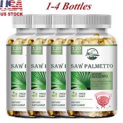 Saw Palmetto Capsules 1000mg-Vegan Cpasules -Hair Loss, Urinary Tract Prostate