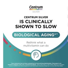 Centrum Silver Adults 50 Plus Multivitamin With Vitamin C, D & E, 125 Count..