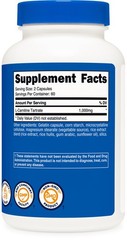 Nutricost L-Carnitine Tartrate 1000mg, 120 120 Count (Pack of 1), Multicolor