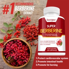 Dihydroberberin Capsule for Healthy Glucose Levels,Gut & Immune Function 120Caps