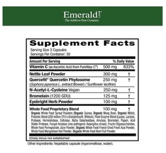 EMERALD LABS Allergy Health Natural Allergy Support Quercetin Phytosome 90 Caps