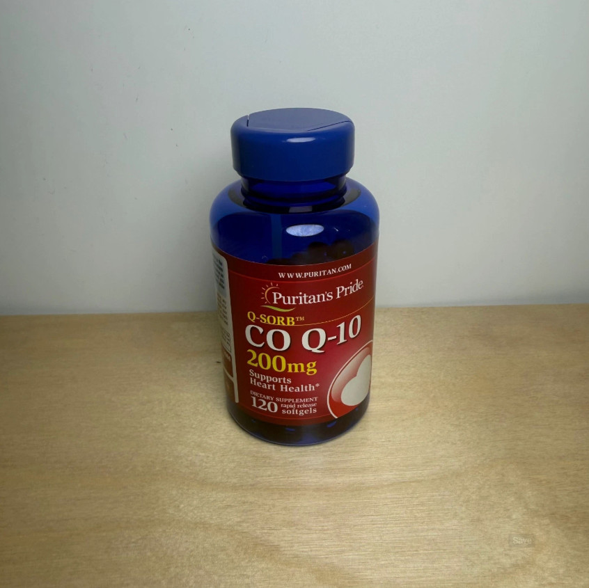 Puritan’s Pride Co Q-10 200mg Supports Heart Health 120 Rapid Release Softgels