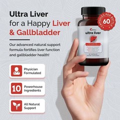 UpWellness Ultra Liver Supplement for Liver Health and Gallbladder Supporting