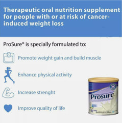 2X Abbott Pro Sure Milk Improve Appetite High Protein Prebiotic EPA 380g Vanilla