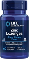 Life Extension Zinc Lozenges – Citrus-Orange Flavor – for Healthy Protein