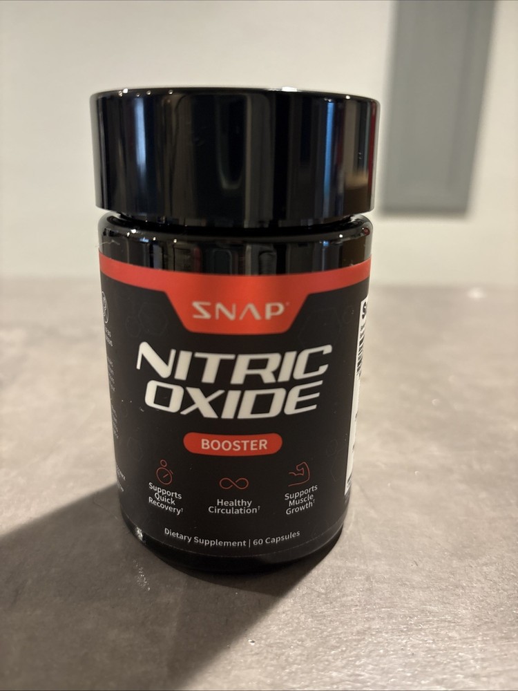 Snap Nitric Oxide Booster 60 Capsules, Ex. 7/28