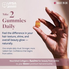 Upsa Nourished Collagen Health 30 Egg Membrane Complex Biotin For Healthy