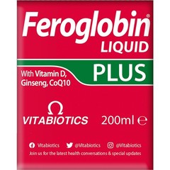 Feroglobin Plus Liquid 200ml – Iron Supplement, Energy Boost, Immune Support
