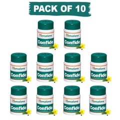 10 Bottles Set of Himalaya Healthcare Supplement Confido Tablets For Men Desire