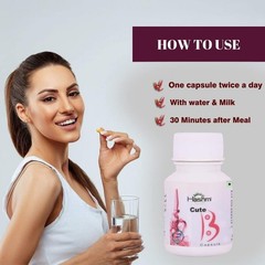 Hashmi Cute B Breast Reduction 20 Capsule for Women Capsule